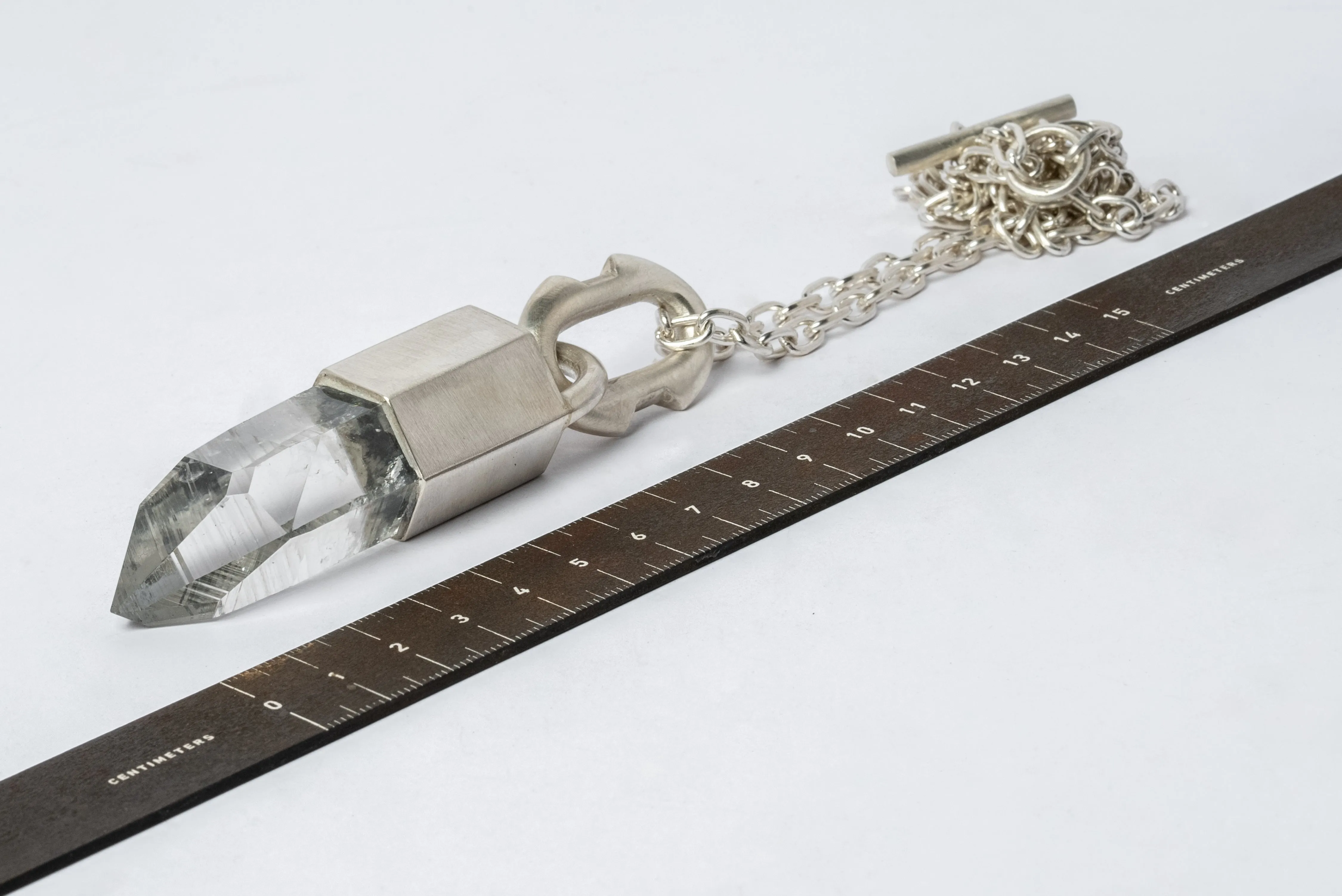 Talisman Necklace (Deco Linked, Lemurian Quartz, MA LEM)