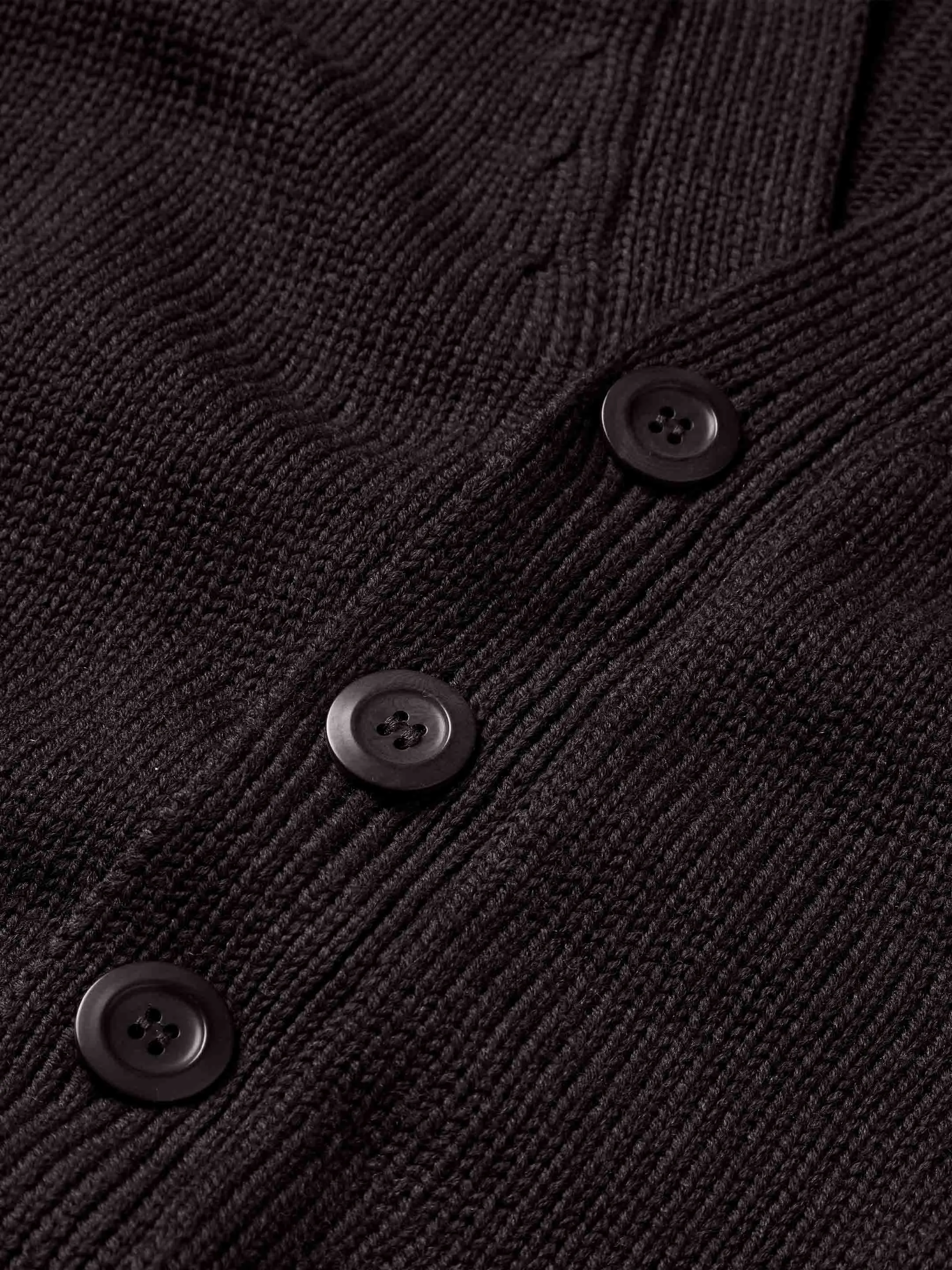 The Cardigan - Anthracite Black