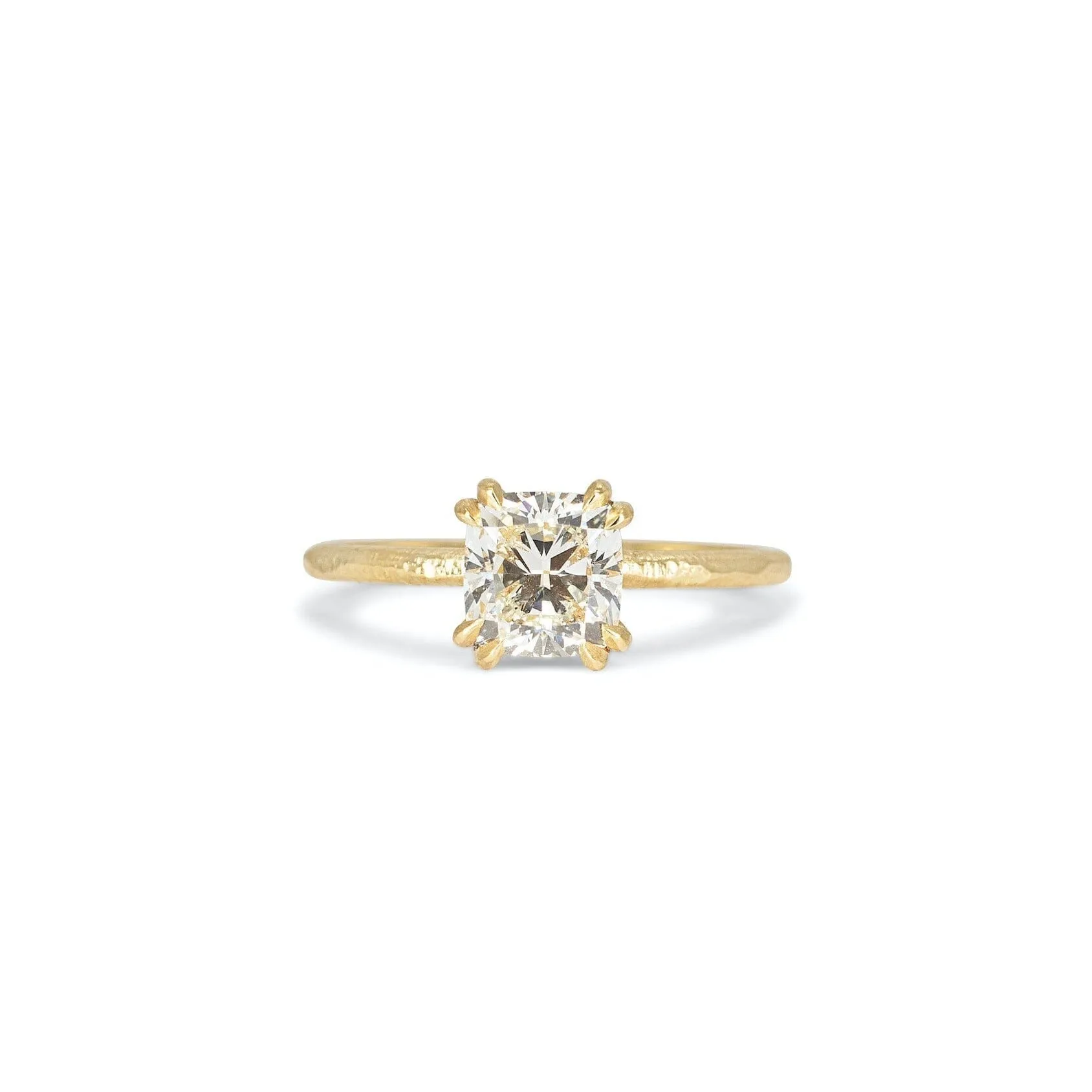 The Pacific Engagement Ring Setting with Pavé Gallery