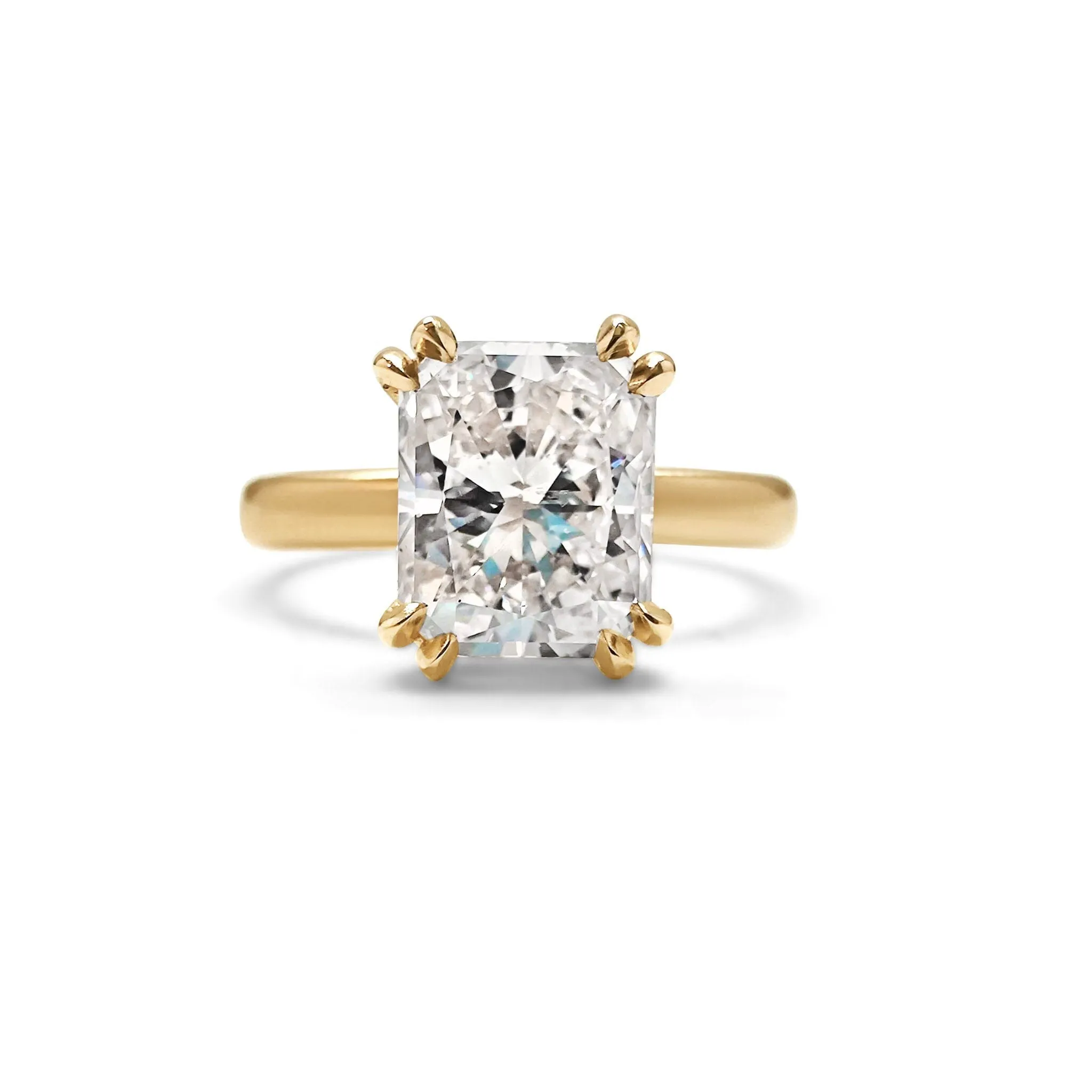 The Pacific Engagement Ring Setting with Pavé Gallery