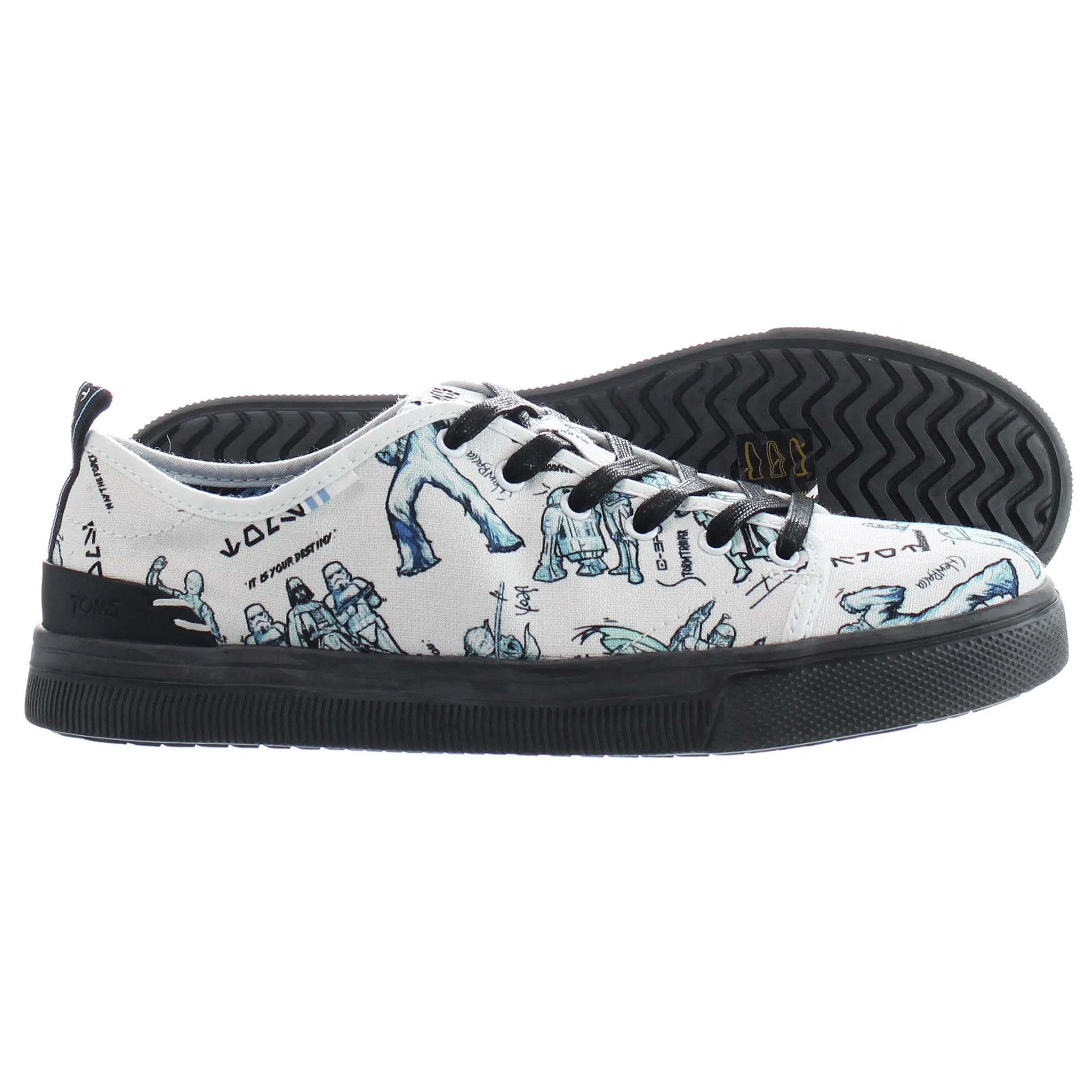 Toms TRVL Lite Low Star Wars White Womens Trainers