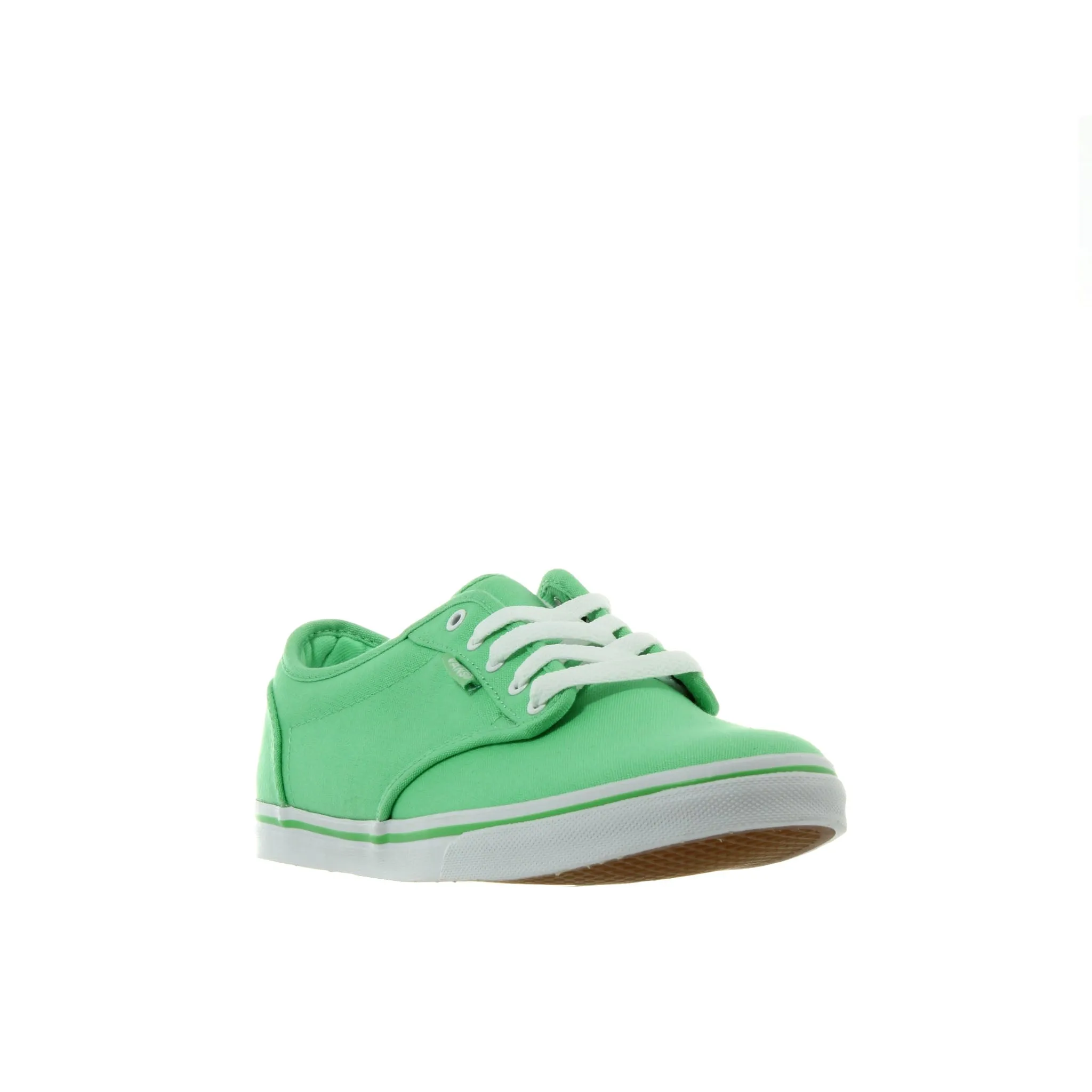 Vans Atwood Low Top Lace-Up Green Canvas Womens Plimsolls U4IATS