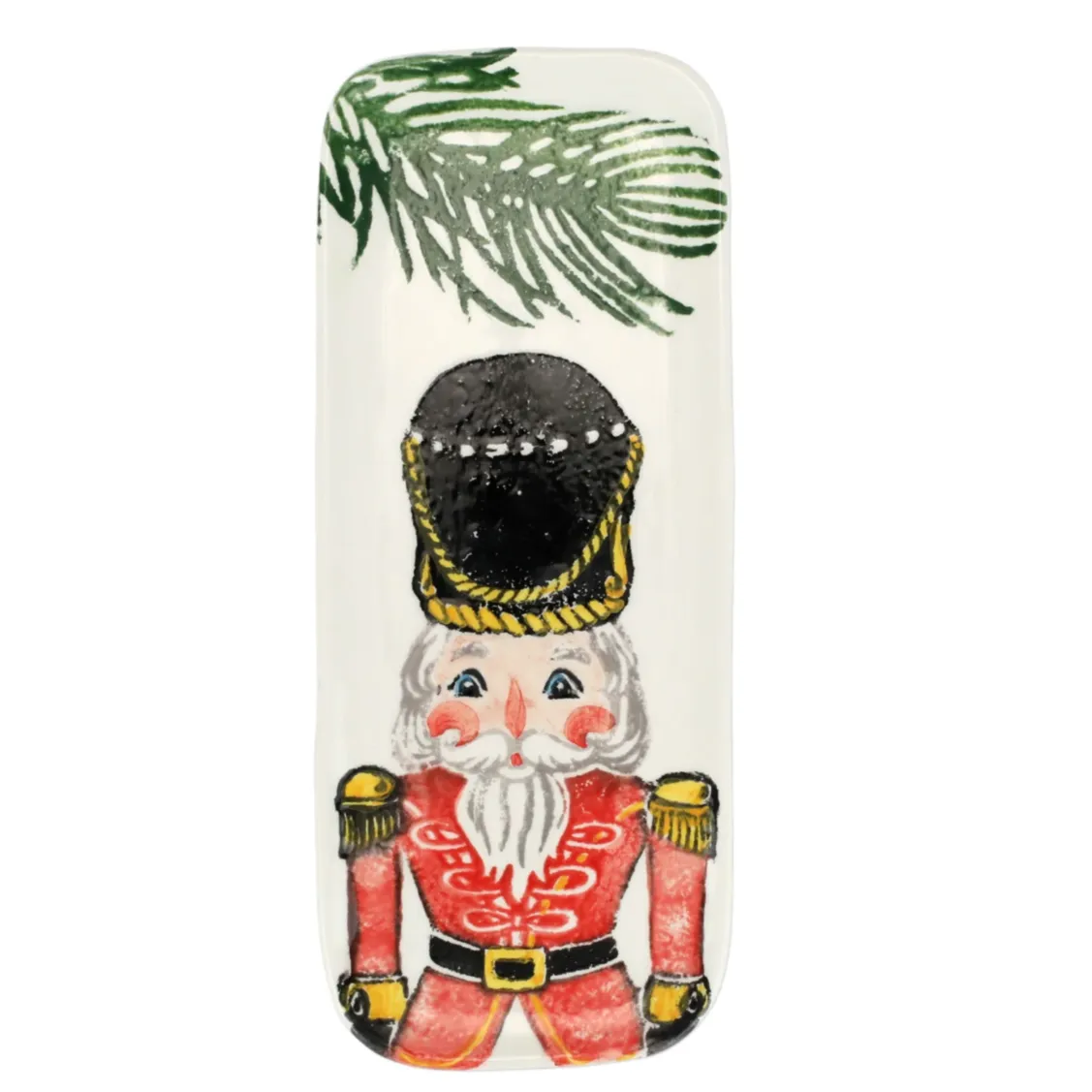 VIETRI Nutcracker Narrow Rectangular Tray