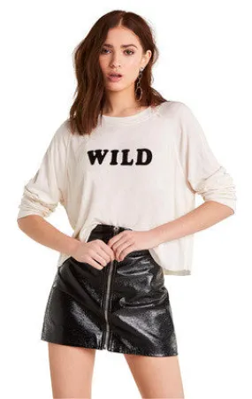 Wildfox Wild Fox Monte Crop Long Sleeve Top