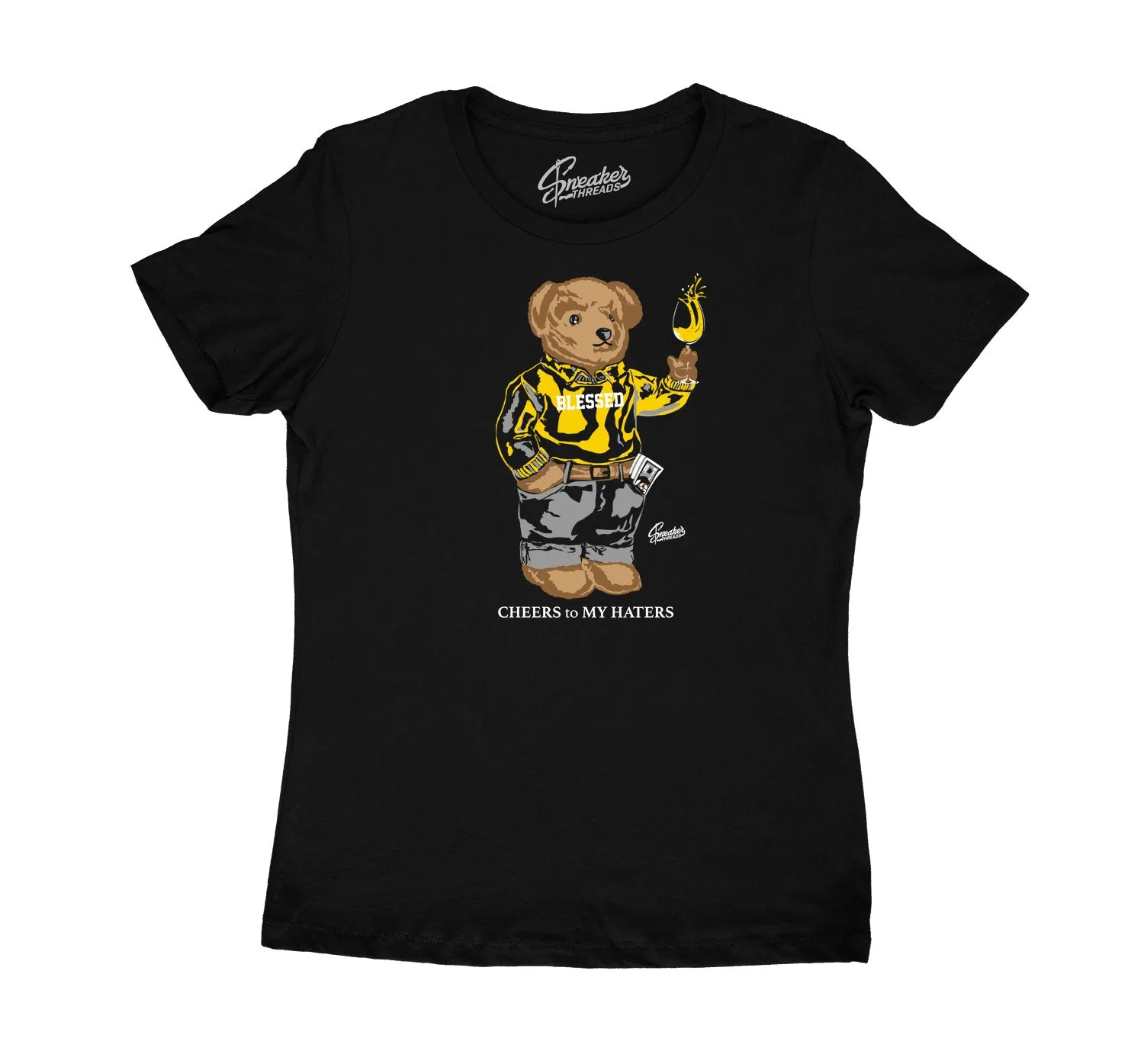 Womens - University Gold 9 Cheers Bear Shirt